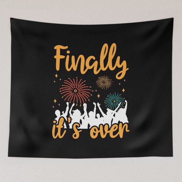 Item preview, 2021 Finally It's Over Fireworks Holiday Party Gift designed and sold by haselshirt.