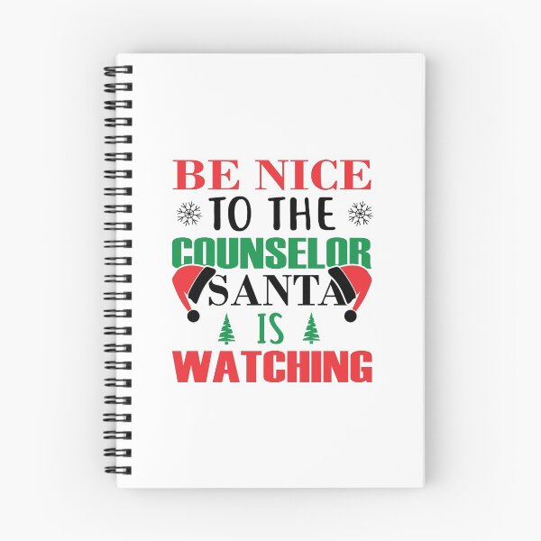 Item preview, Be nice to the counselor santa is watching designed and sold by ms-art.