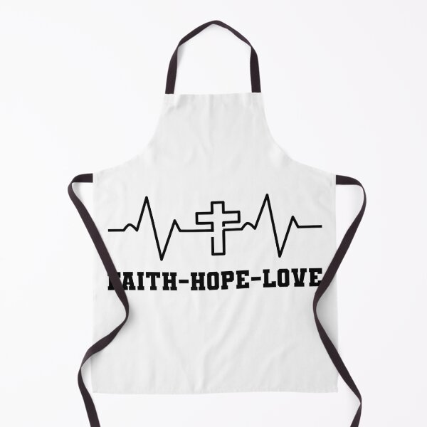 Item preview, Faith hope and love with heartbeat cross designed and sold by Solus Christus.