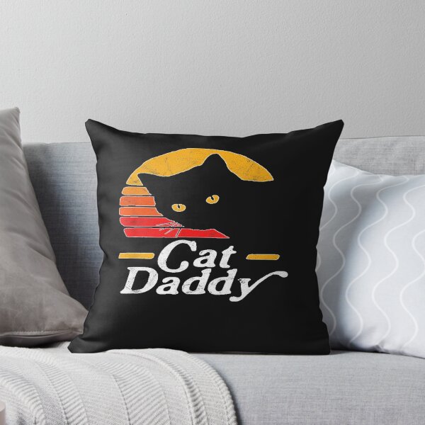 Item preview, Cat Daddy Shirt Vintage Eighties Style Cat Retro Distressed T-Shirt designed and sold by Hamo27.