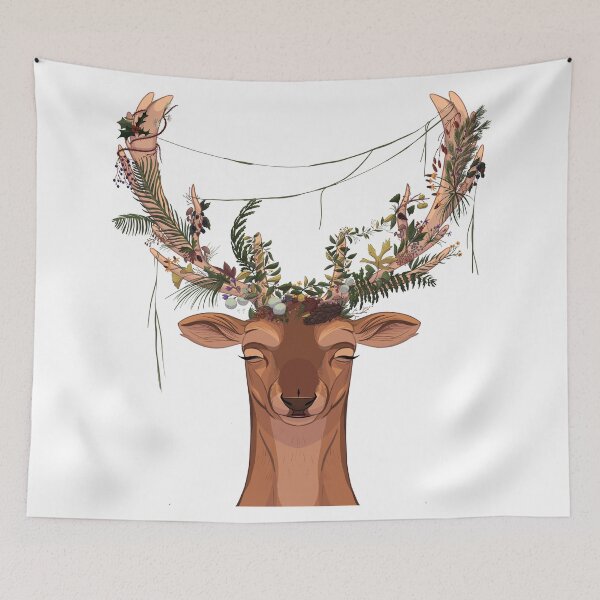 Item preview, Fallow Deer - Wild Crown Art designed and sold by Shelleywebb.
