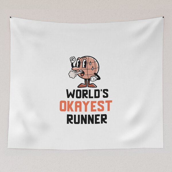 Item preview, World's Okayest Runner designed and sold by sketchypages.