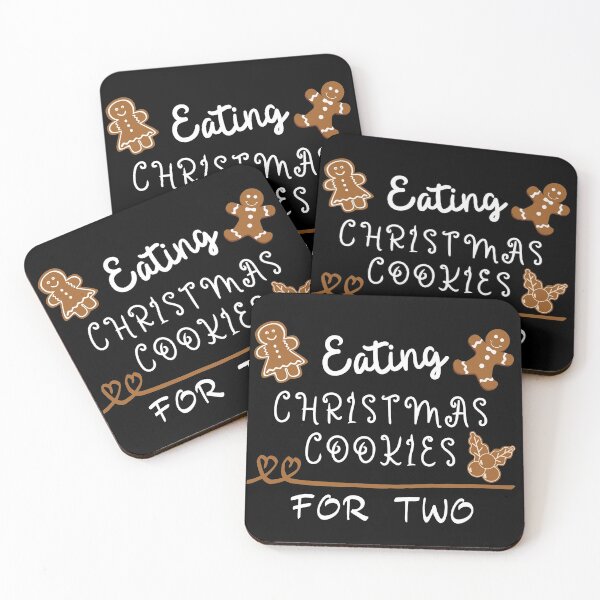Item preview, Eating Christmas Cookies For Two designed and sold by Cosmic Dust.