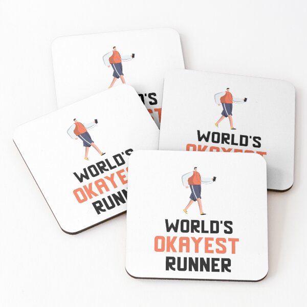 Item preview, World's Okayest Runner designed and sold by sketchypages.