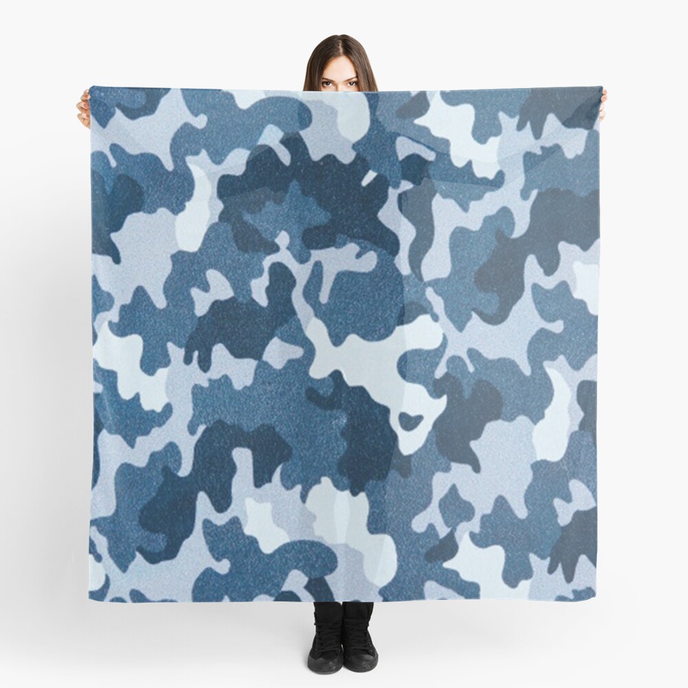 Navy Camouflage pattern Scarf