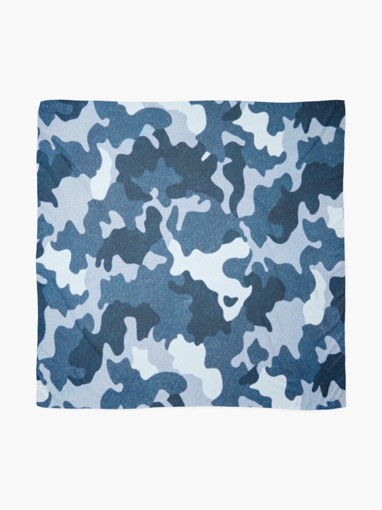 Alternate view of Navy Camouflage pattern Scarf
