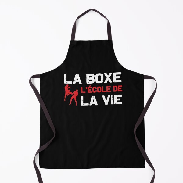Aperçu de l'œuvre La boxe l'école de la vie sport anniversaire drôle créée et vendue par joozybart.