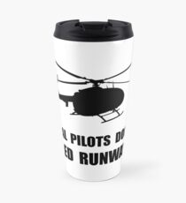 Helicopter Pilot Runways Travel Mug