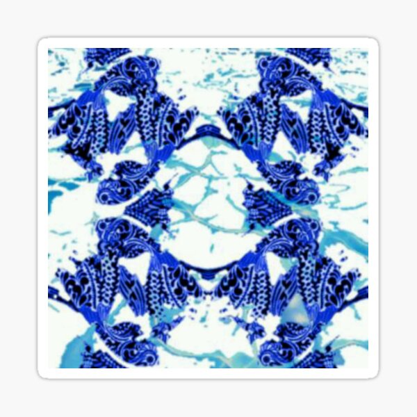Mandala Fish Water Sticker