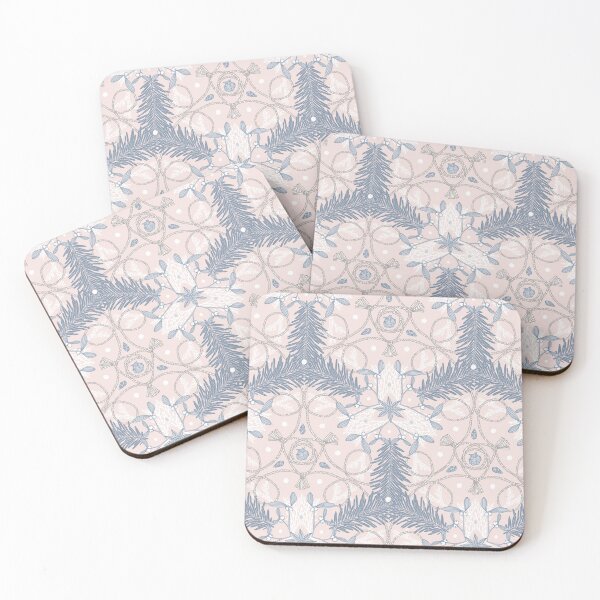 Item preview, Winter Evergreens - Mistletoe and Twine Pattern designed and sold by karolfuldesigns.