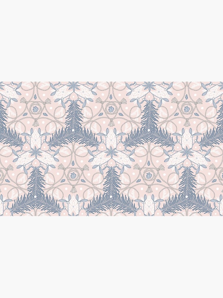 Thumbnail 4 of 4, Coffee Mug, Winter Evergreens - Mistletoe and Twine Pattern designed and sold by karolfuldesigns.