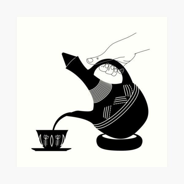 Pouring Jebena 2 Art Print