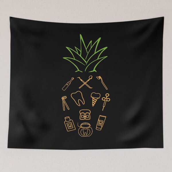Item preview, Dentistry Pineapple Dentist Hygienist Awesome Gifts designed and sold by majidkacm.