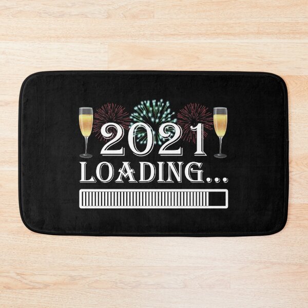 Item preview, 2021 Funny Loading Slogan New Year's Day Fireworks designed and sold by haselshirt.