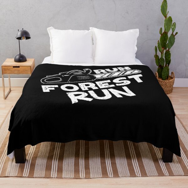 Item preview, Run Forest Run Lumberjack Chainsaw Joke designed and sold by jacks-tees.