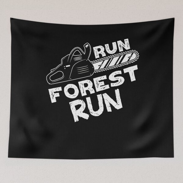 Item preview, Run Forest Run Lumberjack Chainsaw Joke designed and sold by jacks-tees.