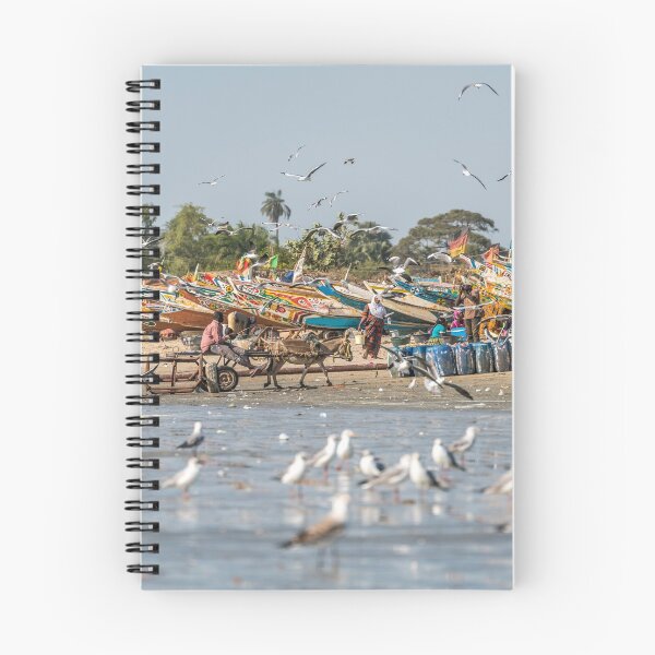 Item preview, Fishing boats on the beach, Gambia designed and sold by reisefoto.