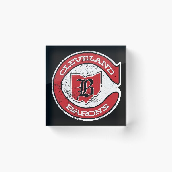 Item preview, Cleveland Barons Distressed Logo - Defunct Ohio Pro Hockey Team - 1976-1978 - Merged With Minnesota North Stars designed and sold by SolissDesigns.