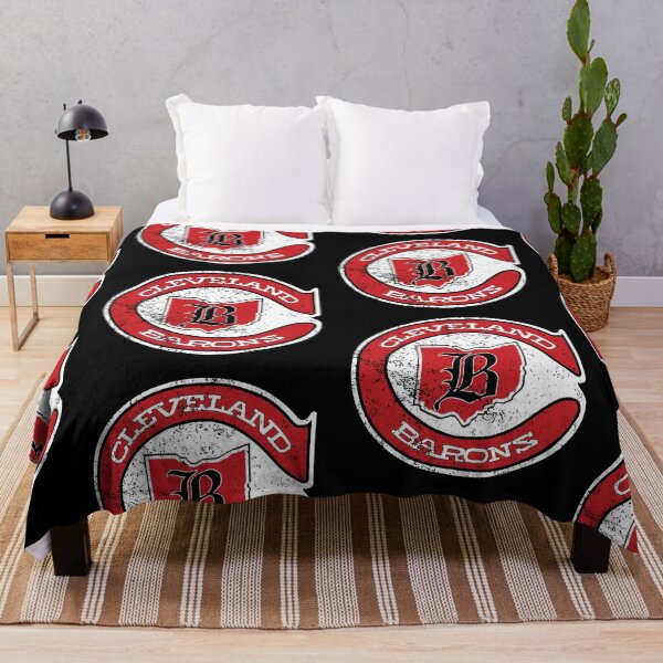 Item preview, Cleveland Barons Distressed Logo - Defunct Ohio Pro Hockey Team - 1976-1978 - Merged With Minnesota North Stars designed and sold by SolissDesigns.