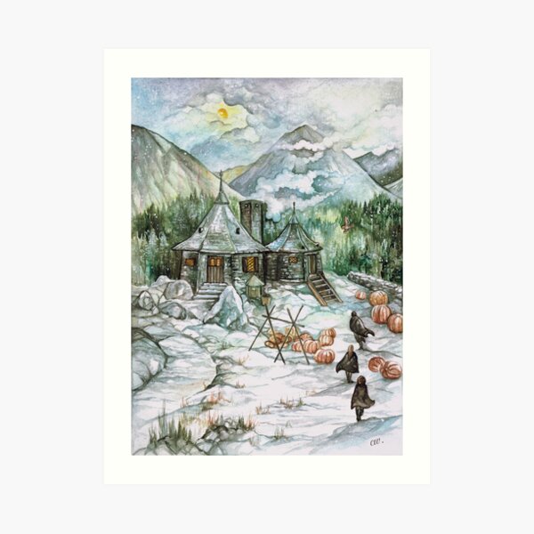 Hagrid’s hut Art Print