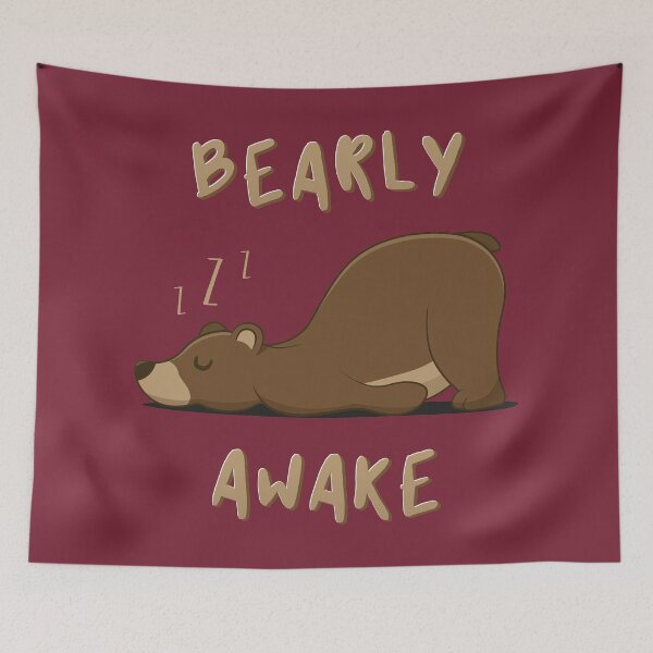 Item preview, Bearly Awake - Cute Bear designed and sold by PaulSDesign.