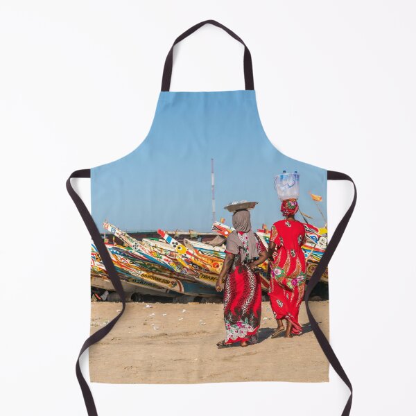 Item preview, Fishing boats on the beach in Gambia designed and sold by reisefoto.