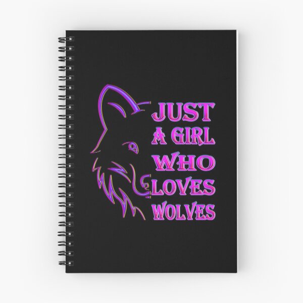Item preview, Just A Girl Who Loves Wolves Essential Classic Sticker And Shirt Design designed and sold by Glike.