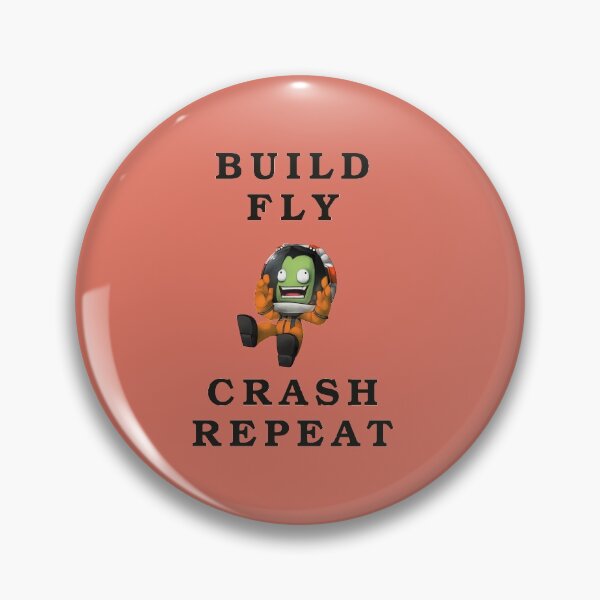 Item preview, Build fly crash repeat , Kerbal space program , kerbals designed and sold by Mekoooo.