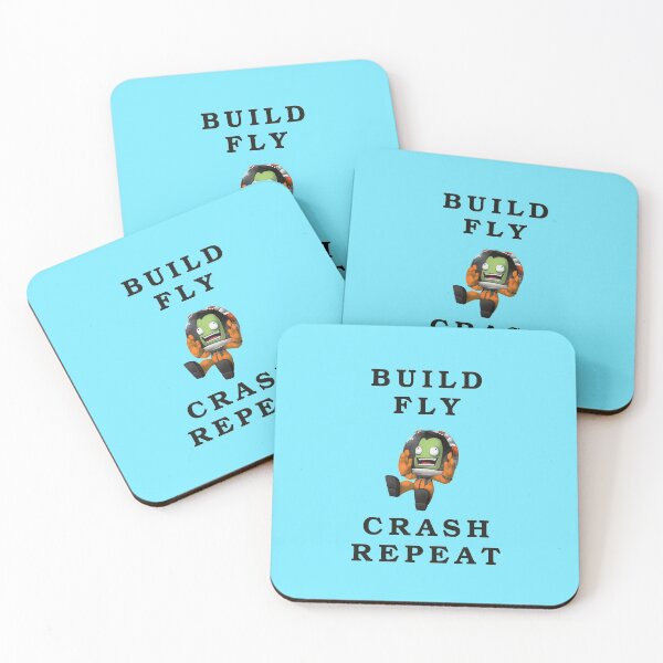 Item preview, Build fly crash repeat , Kerbal space program , kerbals designed and sold by Mekoooo.