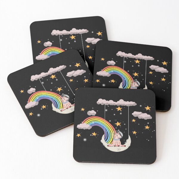 Item preview, Unicorn Sitting On The Rainbow designed and sold by artado.