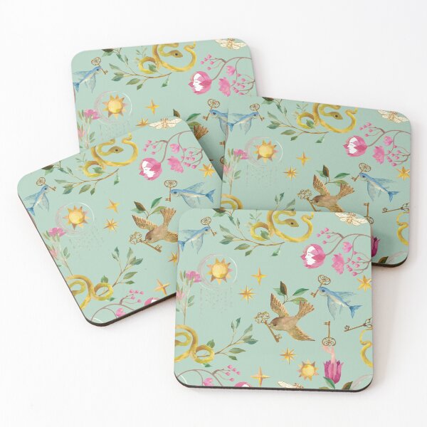 Item preview, Enchanted Wonderland Celadon Magical Mystery Garden designed and sold by Cecilia Mok.