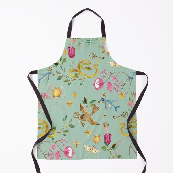 Item preview, Enchanted Wonderland Celadon Magical Mystery Garden designed and sold by Cecilia Mok.