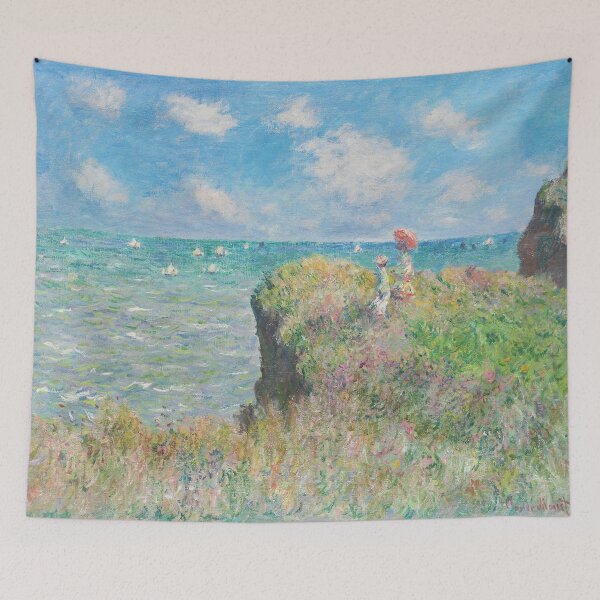 Item preview, Claude Monet - The Cliff Walk at Pourville (Promenade sur la falaise à Pourville) (1882) designed and sold by HistoryRestored.