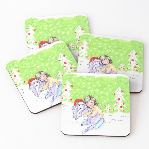 Item preview, Winter cuddle greetings - me and my dog designed and sold by Huron.