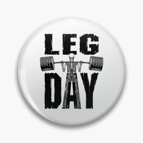 Item preview, Leg Day Squat Skeleton Gym Fitness Training designed and sold by GrandeDuc.