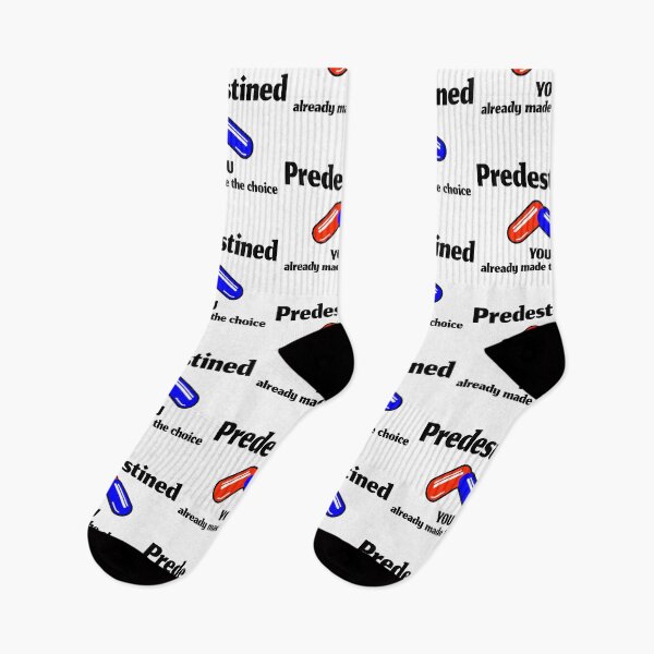Item preview, Predestined Red or Blue Pill (Black design) designed and sold by dezanli.