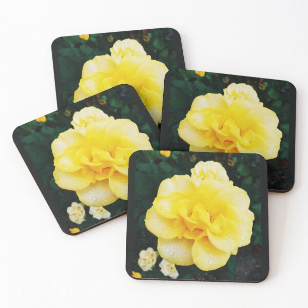 Item preview, Tender yellow rose after the rain covered with drops  designed and sold by helenkaiy.