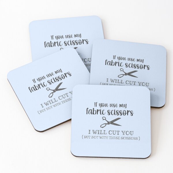 Item preview, If You Use My Fabric Scissors I Will Cut You : Funny Sewing Lover Gift Idea  designed and sold by Demhart28.