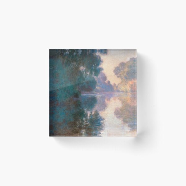 Aperçu de l'œuvre Monet - Matin sur la Seine, le beau temps (1897) créée et vendue par HistoryRestored.