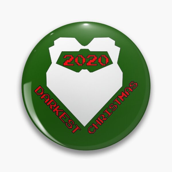 Artikelvorschau, Darkest timeline: Darkest Christmas 2020 - Special Festive Christmas Edition. Weißer böser Bart - rote und schwarze Retro-Arcade-Typografie entworfen und verkauft von Deegital18.