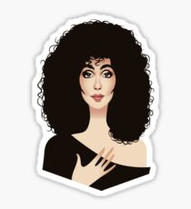 Lady in Black Sticker