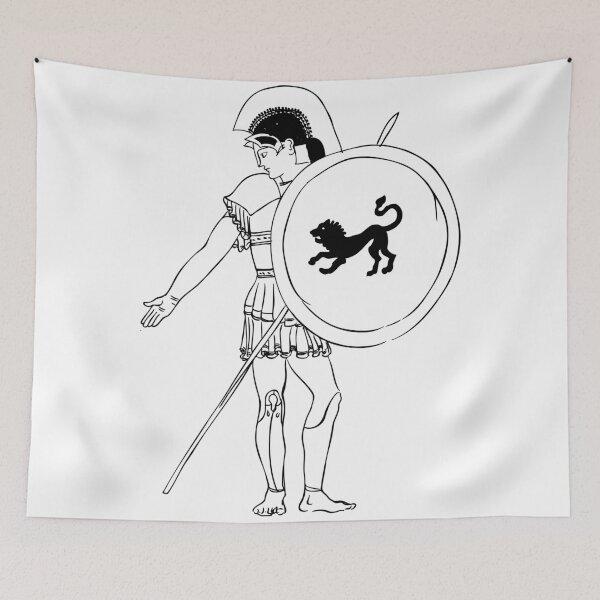 Item preview, Warrior of ancient Greece designed and sold by siloto.