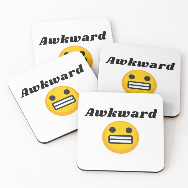 Item preview, Awkward Emoji designed and sold by Walk-It-Off.