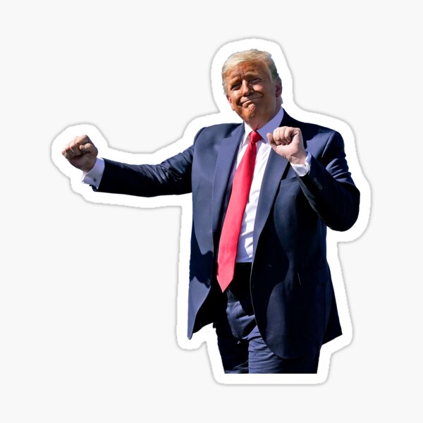 TRUMP DANCE - high quality Sticker