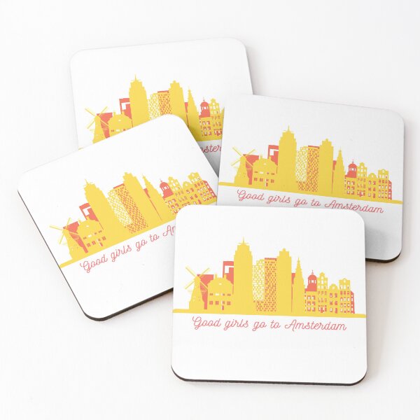 Item preview, Amsterdam Skyline, Good Girls go to Amsterdam designed and sold by Cosmic Dust.