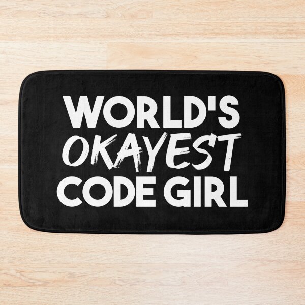 Item preview, World's Okayest Code Girl designed and sold by jacks-tees.