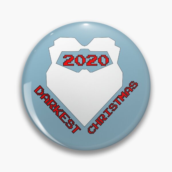 Artikelvorschau, Dunkelste Zeitleiste: Darkest Christmas 2020 – Special Community Festive Edition. Weißer böser Bart - rote und schwarze Retro-Arcade-Typografie entworfen und verkauft von Deegital18.