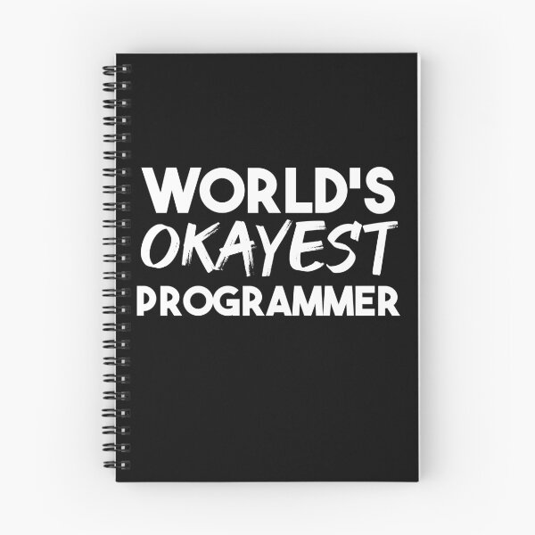 Item preview, World's Okayest Programmer designed and sold by jacks-tees.