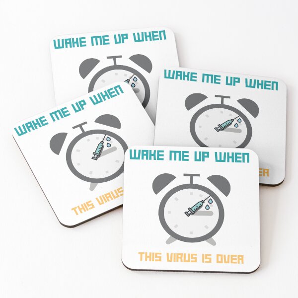 Item preview, Wake me up when this virus is over - Funny 2020 quarantine designed and sold by Irelene.
