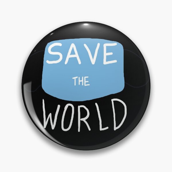 Item preview, Save the World wear a mask designed and sold by cu-b3.